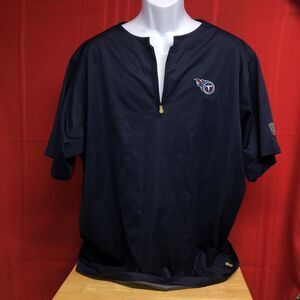 Authentic NFL Tennessee Titans￼ Half Zip Up Pull Over
